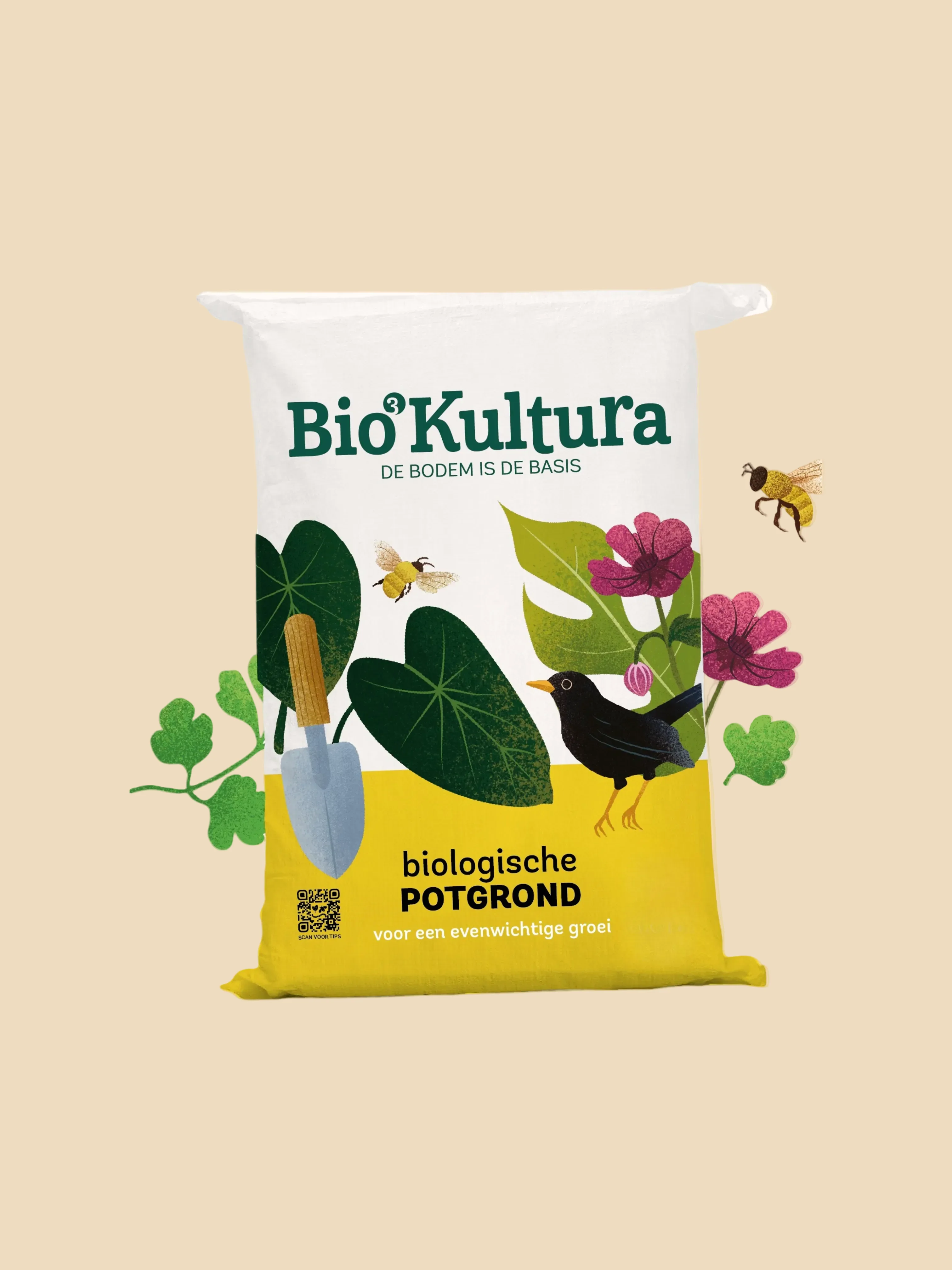 Biologische zaai- en potgrond Bio-kultura (10 liter)