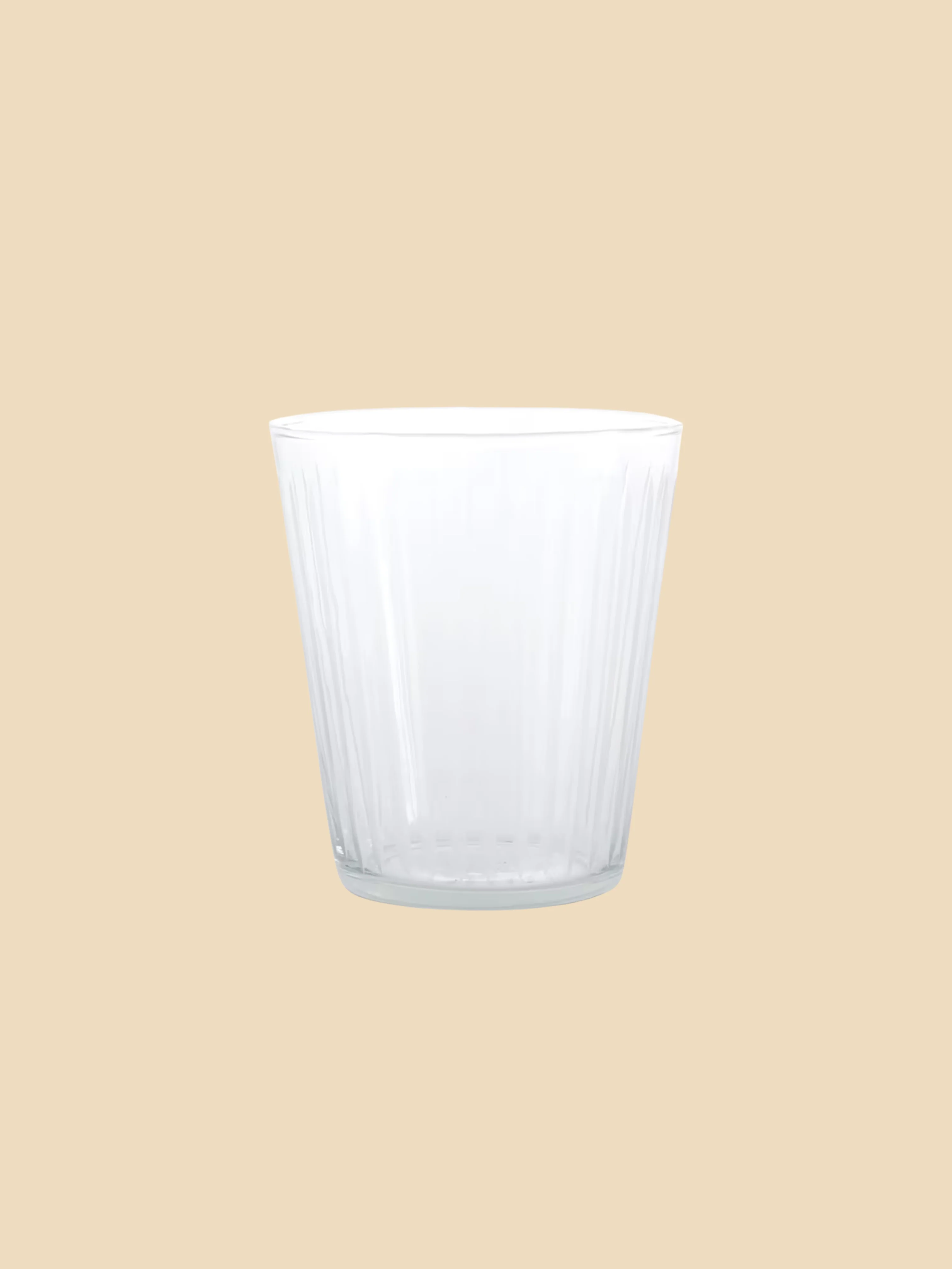 Glas met reliëf
